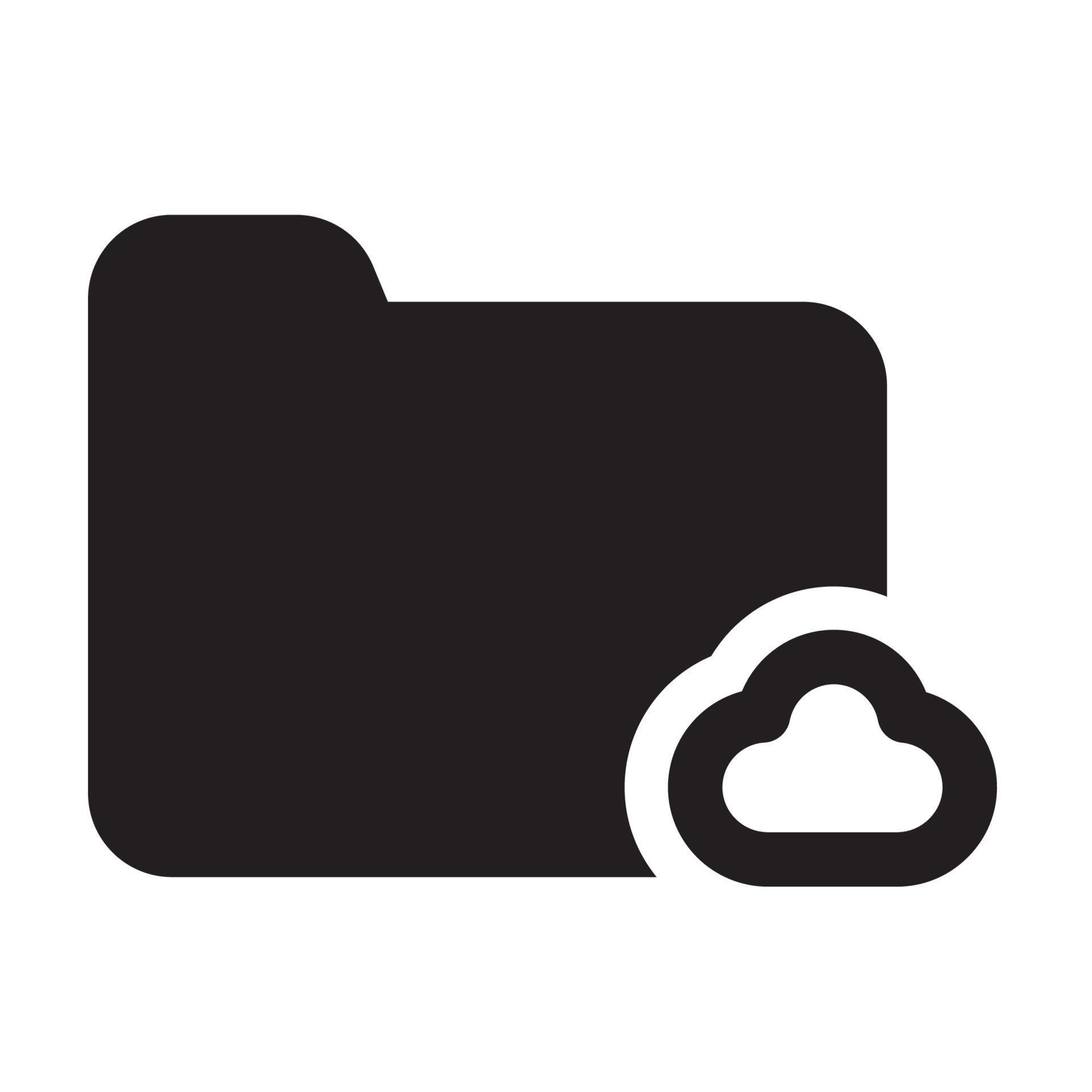 Folder Icon with Solid Style 19197223 Vector Art at Vecteezy