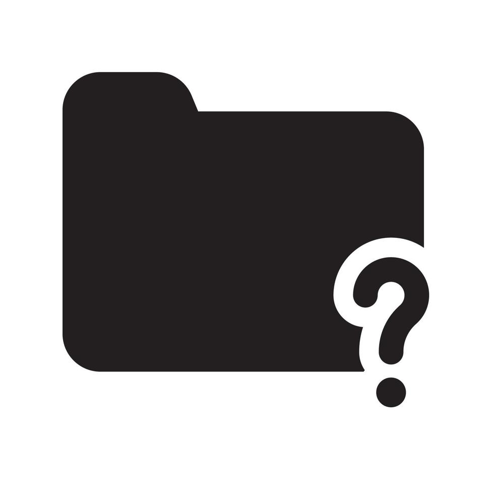 Restrict Folder Icon Solid Style vector