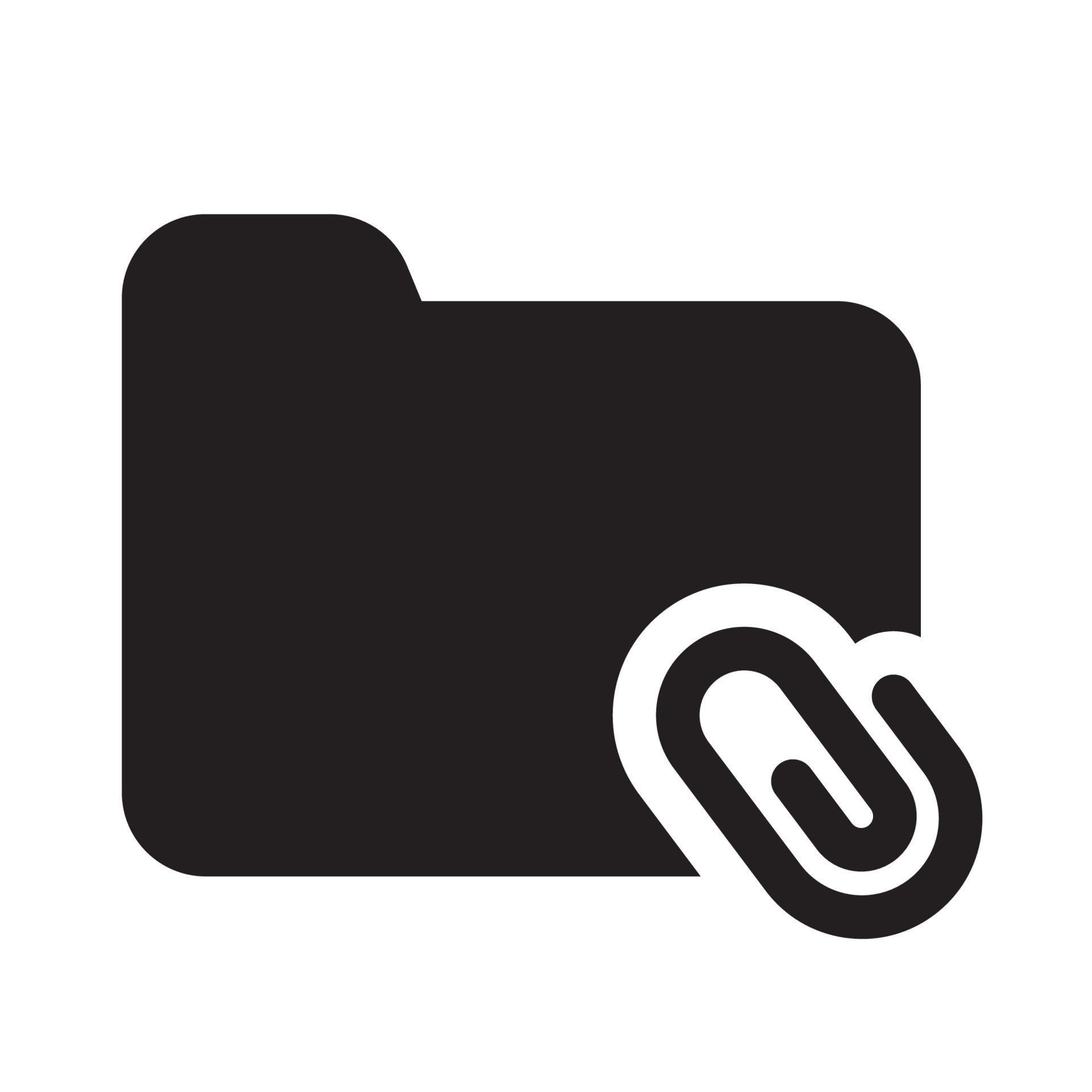 Folder Icon with Solid Style 19197244 Vector Art at Vecteezy