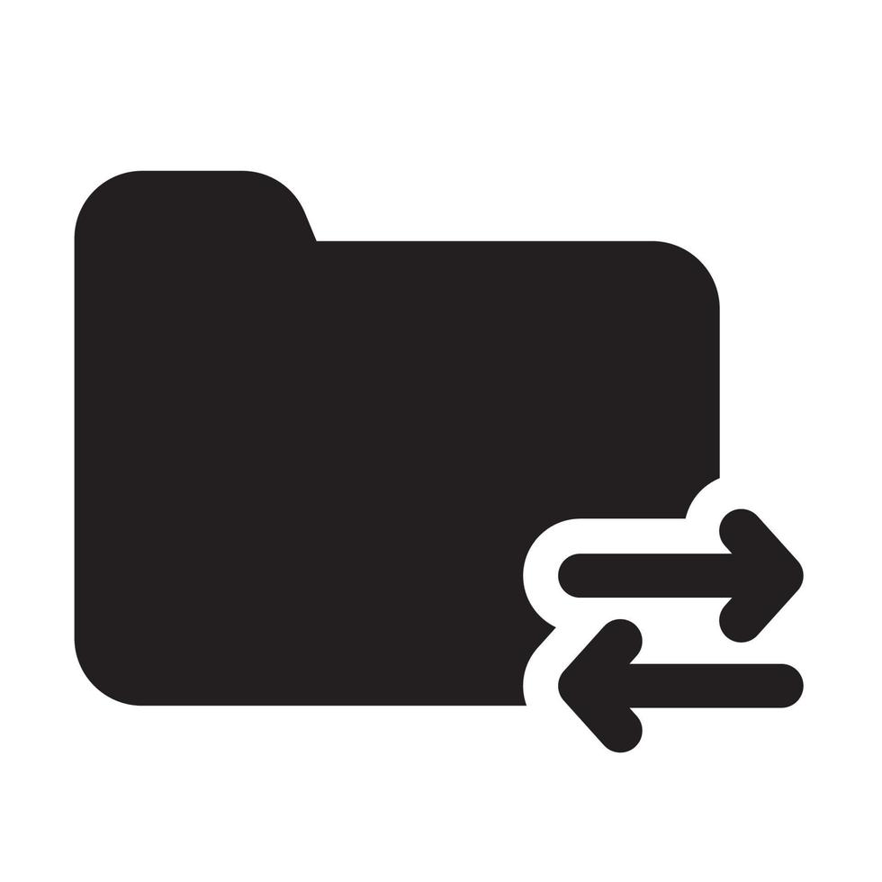 Send Transfer Bluetooth Solid Icon vector