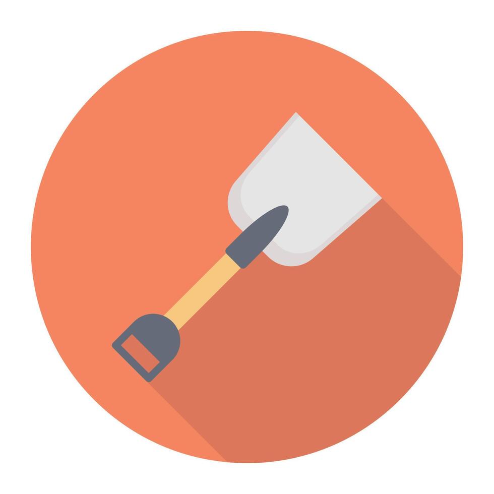 shovel vector illustration on a background.Premium quality symbols.vector icons for concept and graphic design.