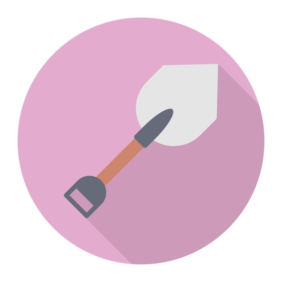 shovel vector illustration on a background.Premium quality symbols.vector icons for concept and graphic design.