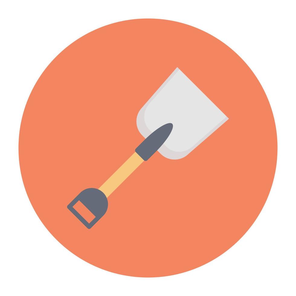 shovel vector illustration on a background.Premium quality symbols.vector icons for concept and graphic design.