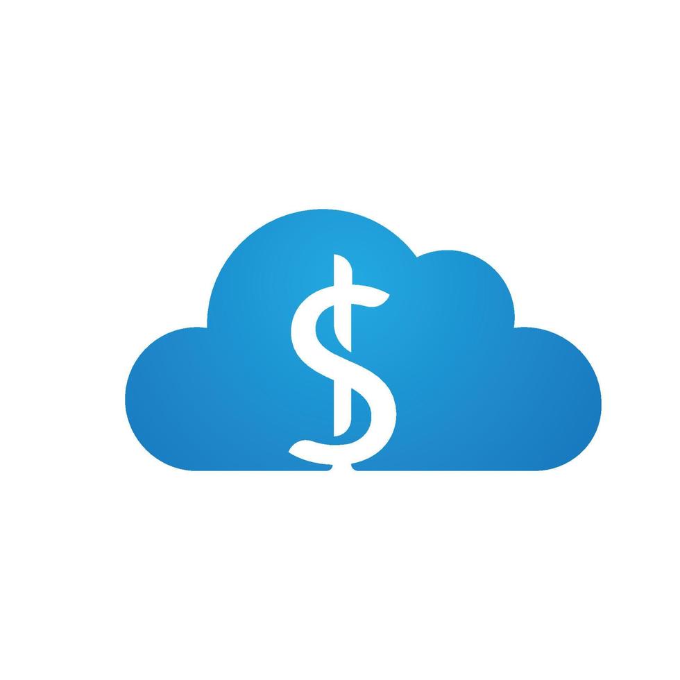 Cloud template vector