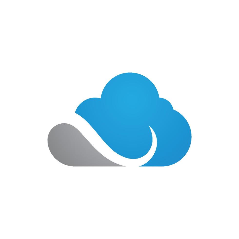 Cloud template vector