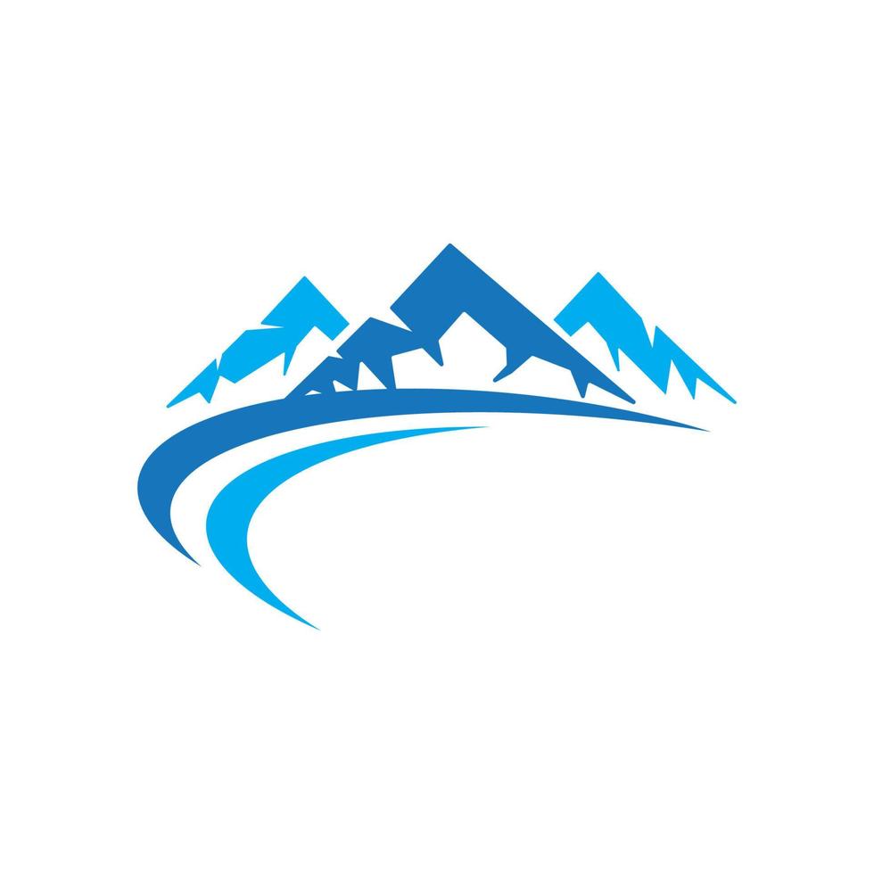 Mountain icon Logo vector