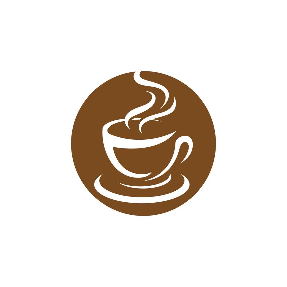 Coffee cup Logo Template vector