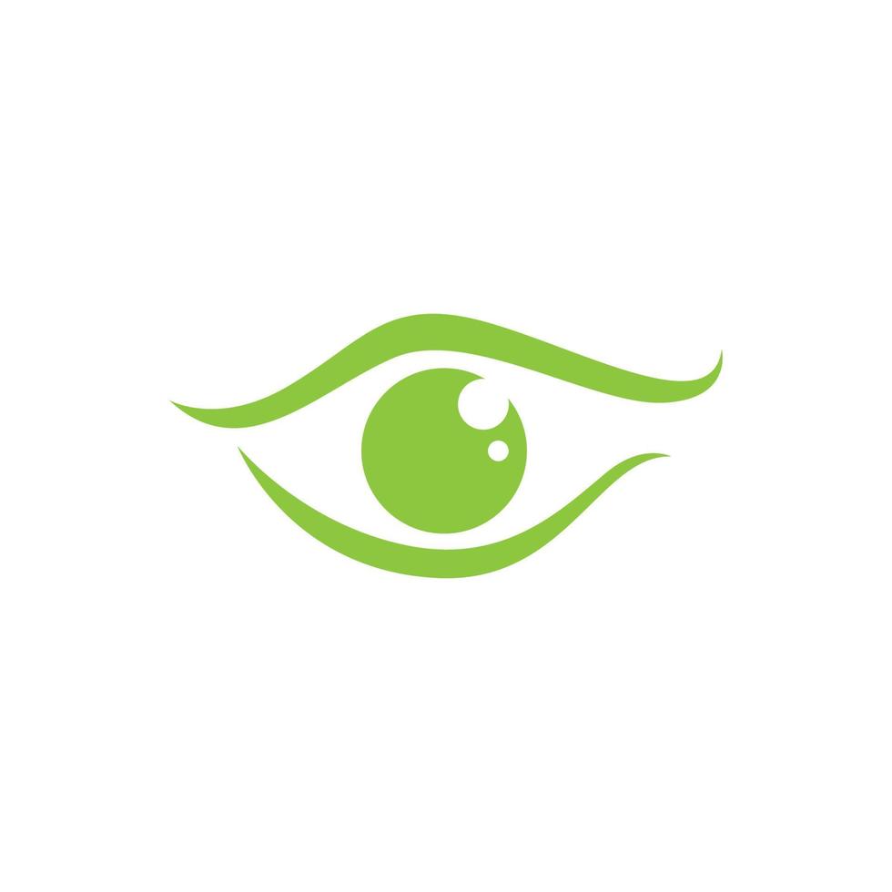 diseño de logotipo de vector de cuidado de los ojos