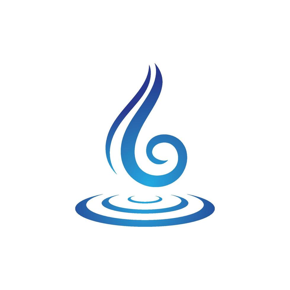 plantilla de logotipo de gota de agua vector