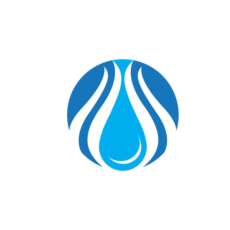 plantilla de logotipo de gota de agua vector