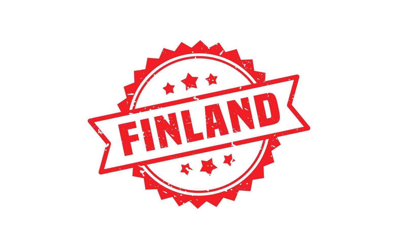 FINLAND stamp rubber with grunge style on white background vector