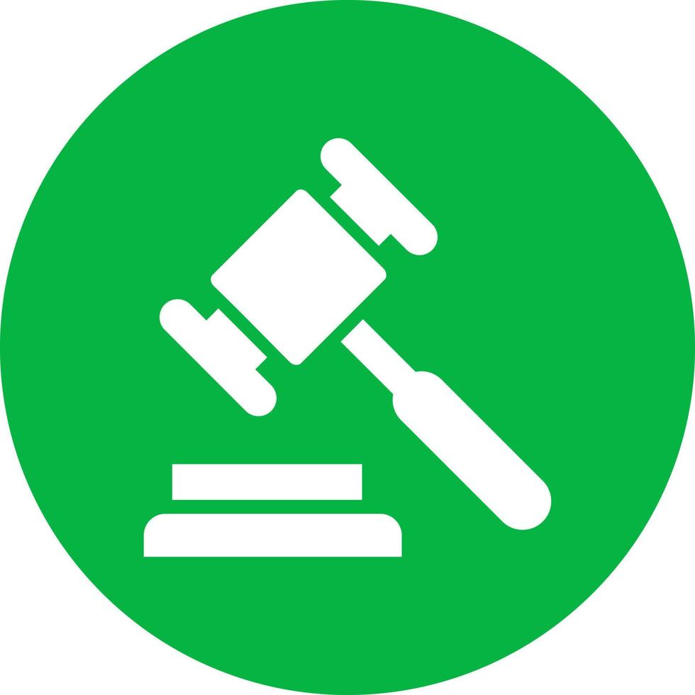 Gavel Vector Icon 19198996 Vector Art at Vecteezy