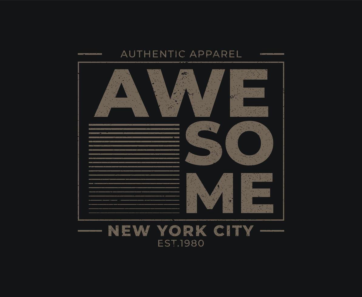 Awesome Typography Vector T-shirt Design