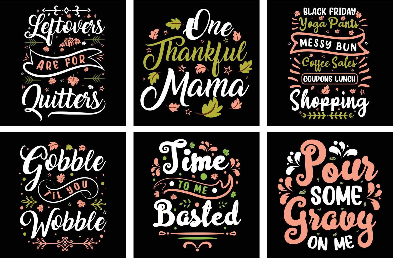 Thanks giving vector design for print on demand