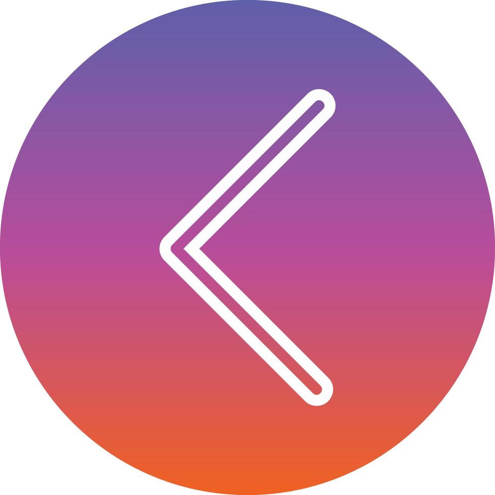 Left Vector Icon Design