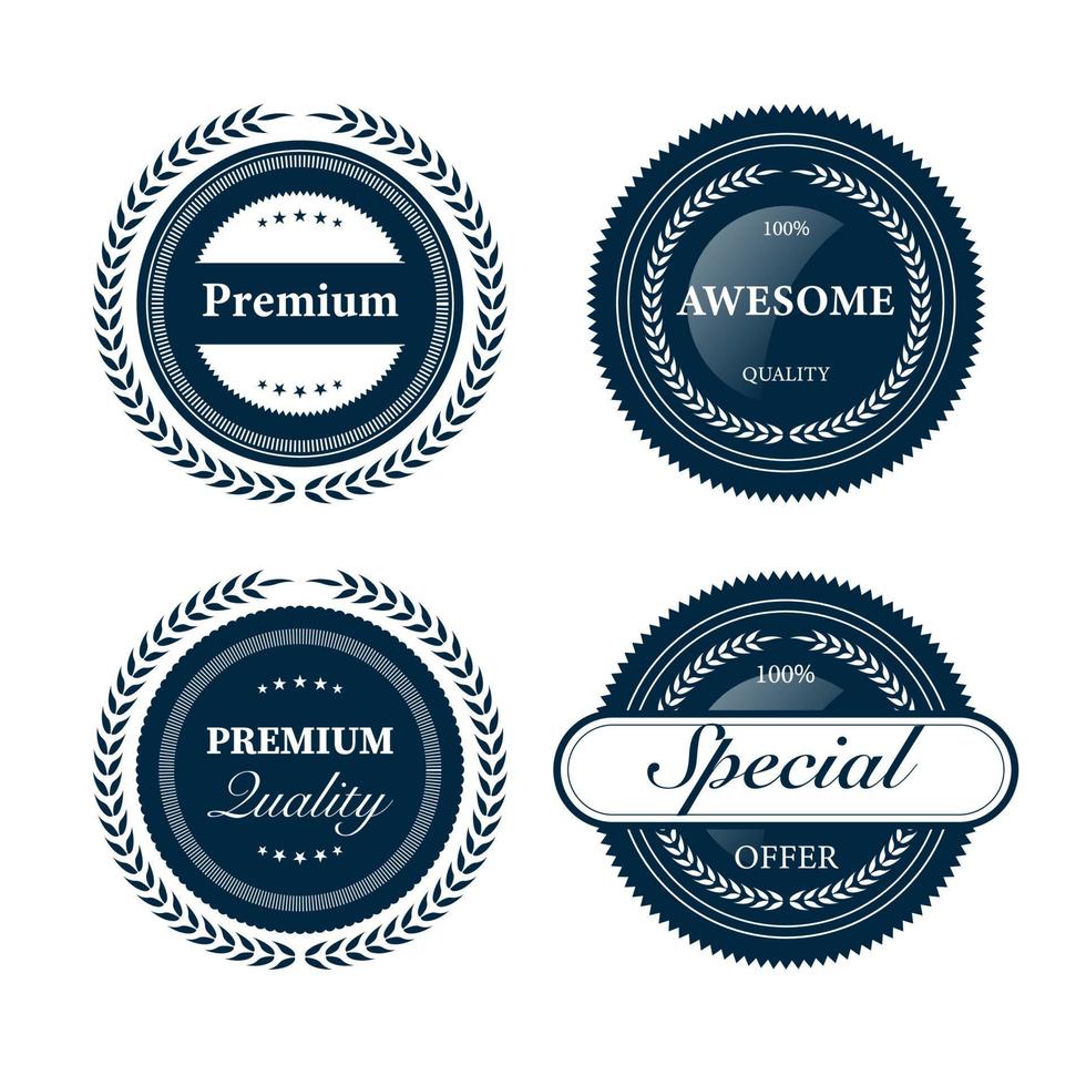 Collection of premium vector badges