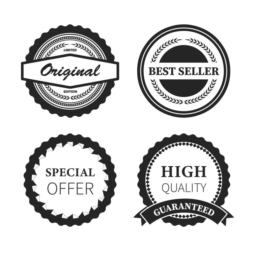 Collection of premium vector badges