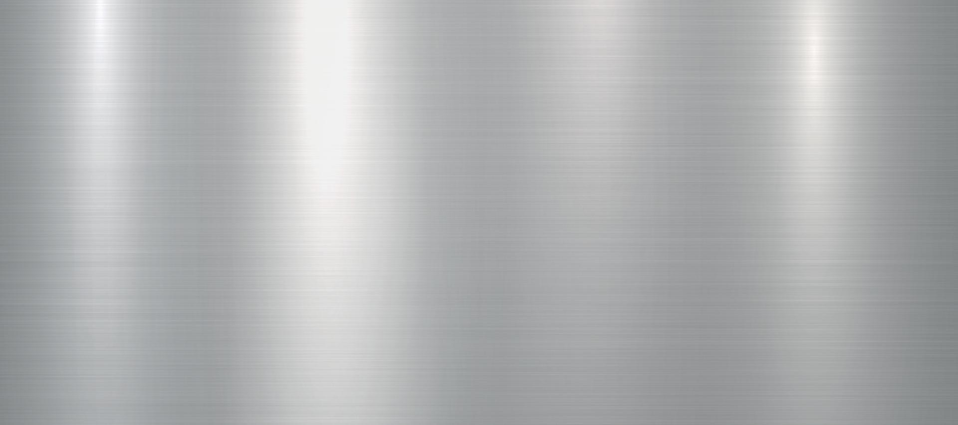 fondo panorámico textura de metal de acero plateado - vector