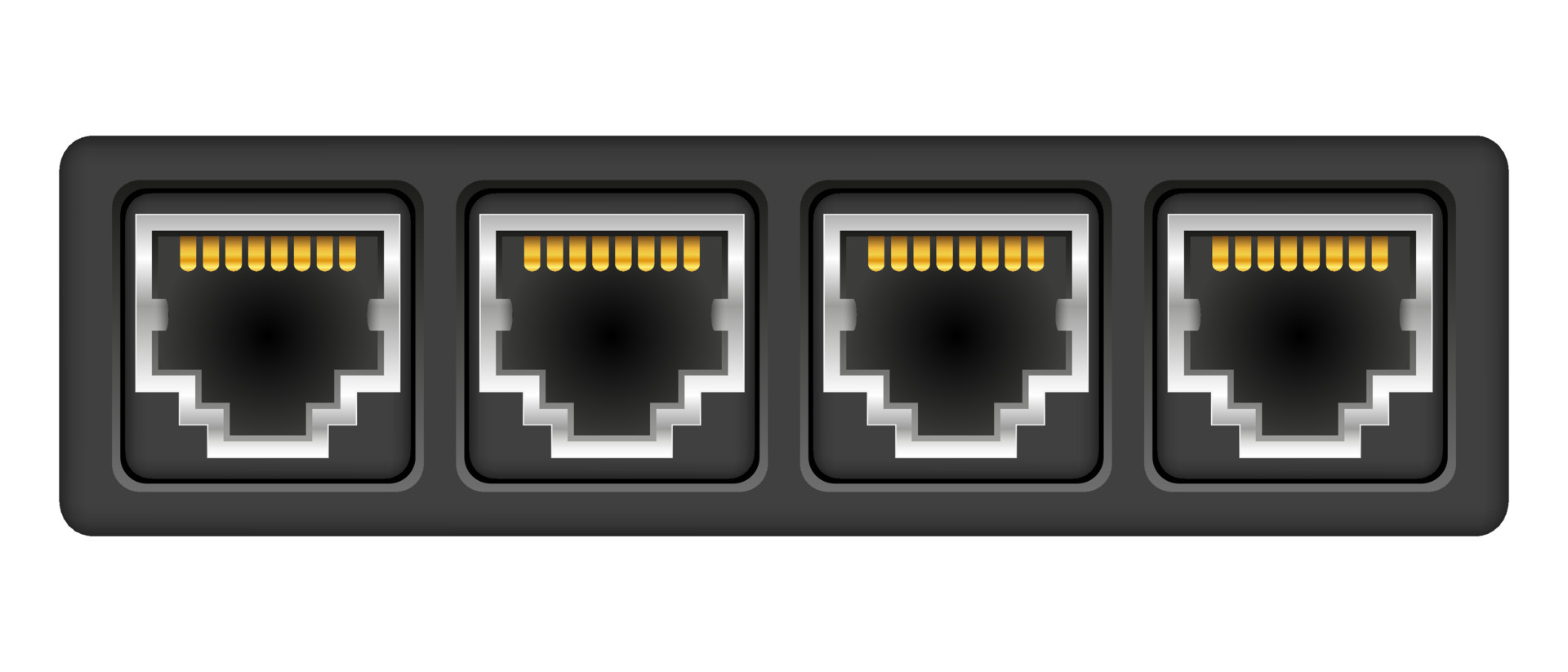 lan connector for internet transmission vector illustration isolated on ...