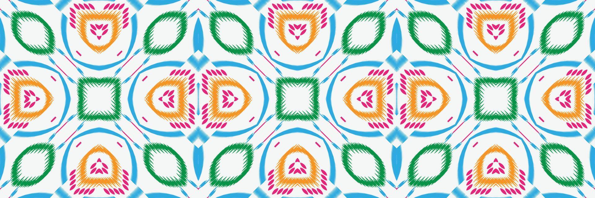 Ikat chevron batik textile seamless pattern digital vector design for Print saree Kurti Borneo Fabric border brush symbols swatches designer