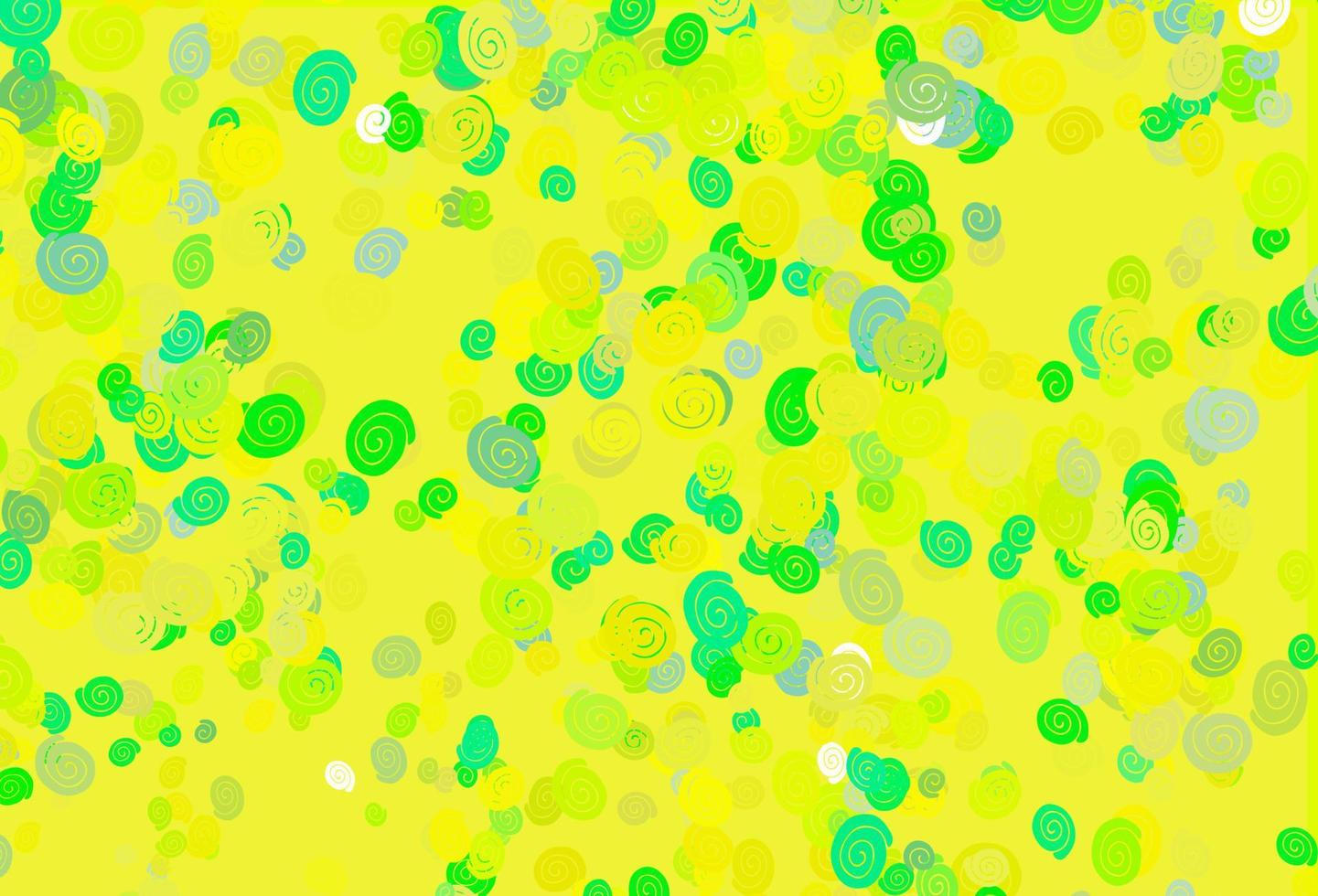 Light Green, Yellow vector template with abstract lines.