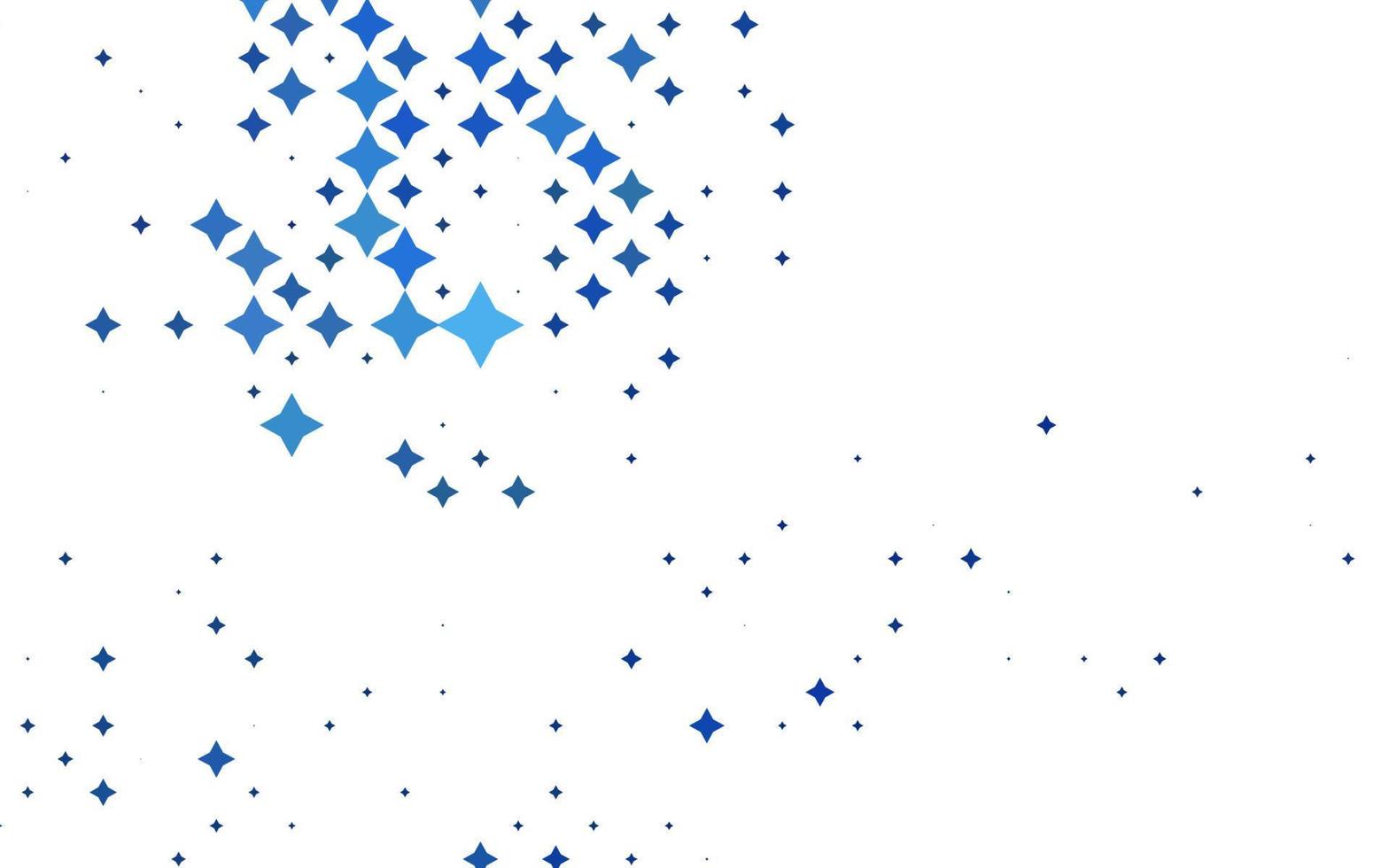 Light BLUE vector layout with bright stars.