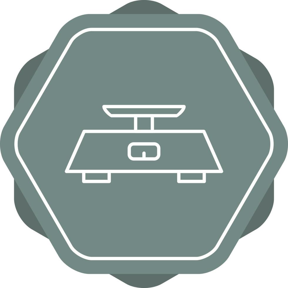 Unique Measuring Scale Vector Line Icon