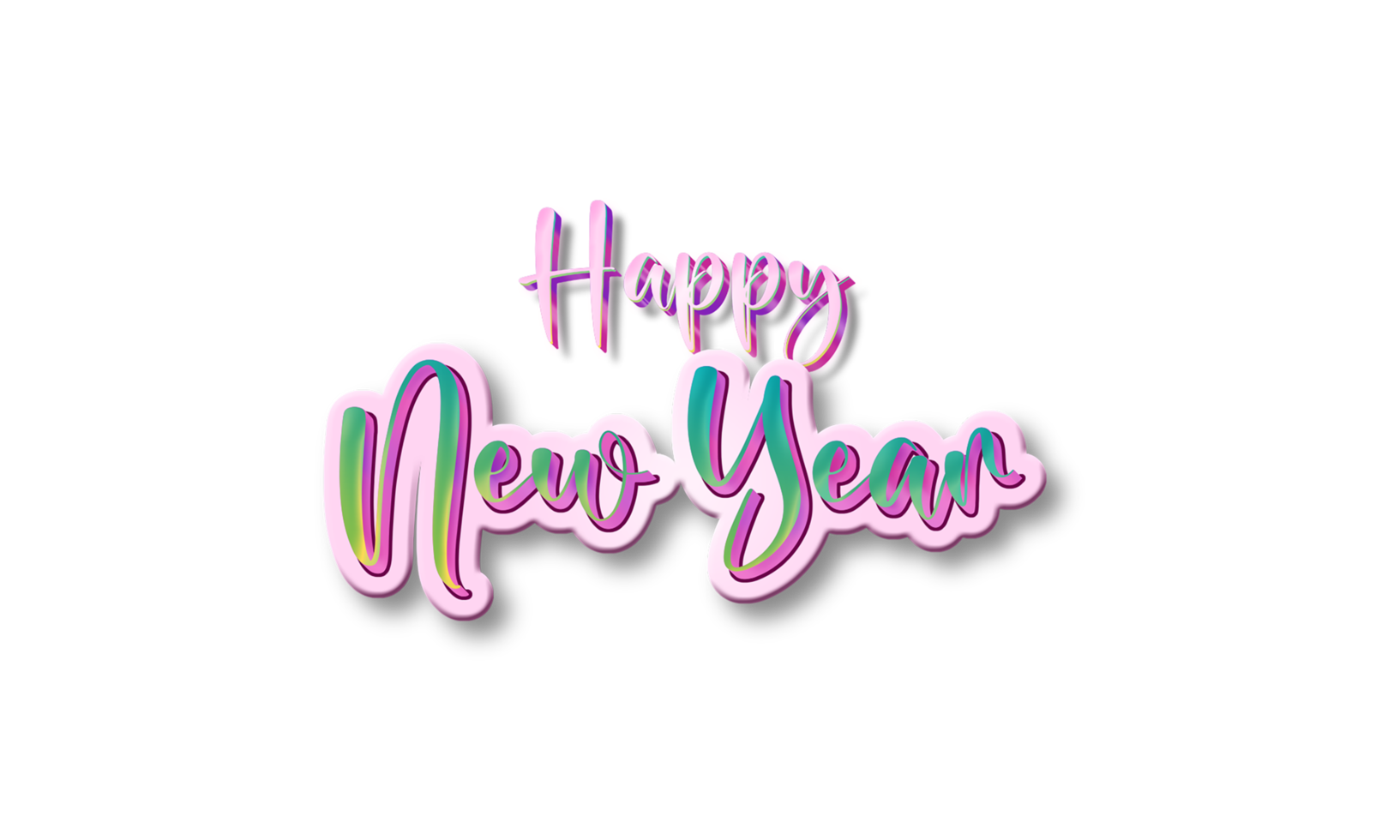 modern 2023 new year celebration text png