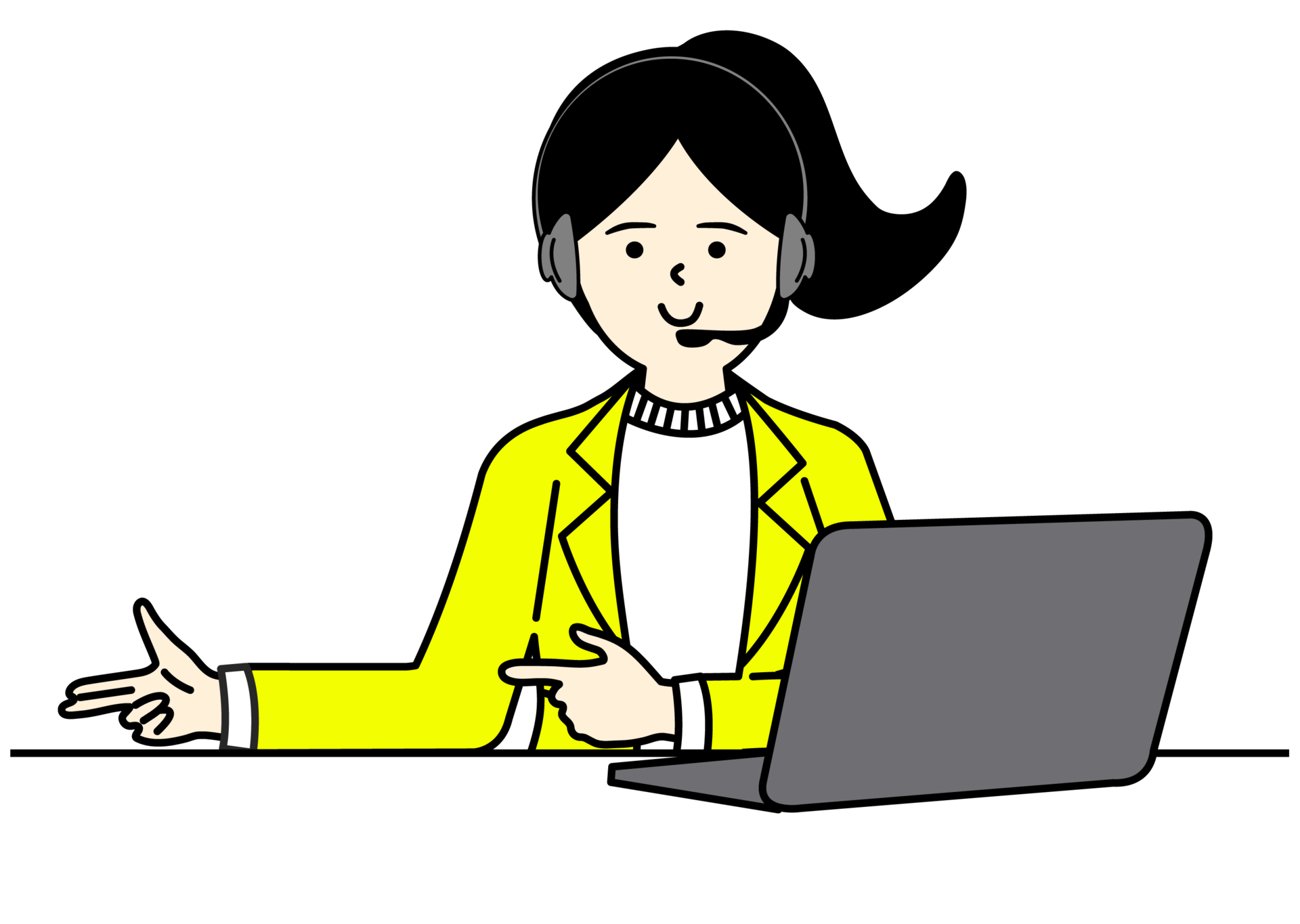 Office Woman Character Design 19200727 PNG