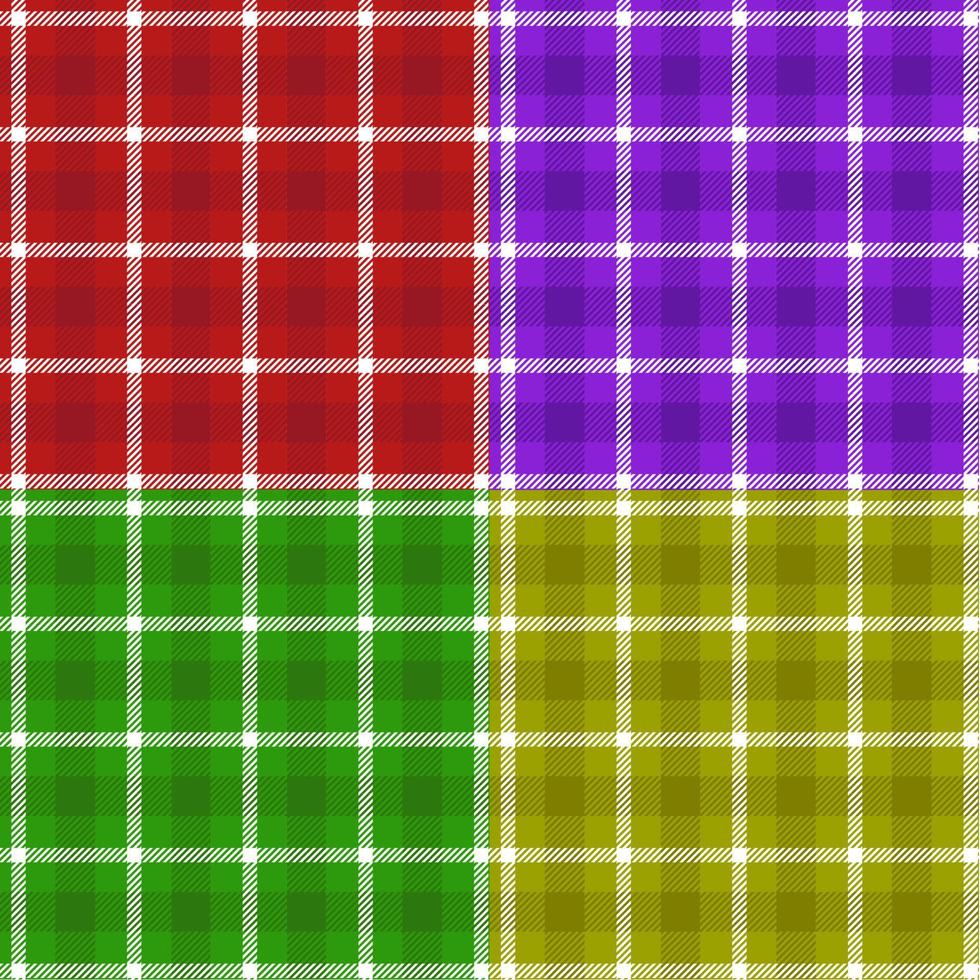 Plaid Fabric Pattern multi-color design for fabric, textile, curtain, garment, tablecloth vector