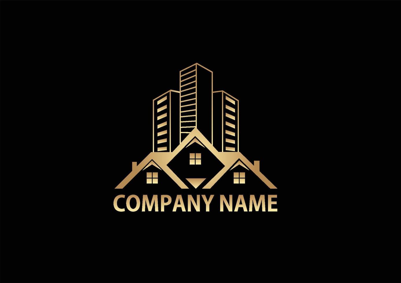 company logo vector gold