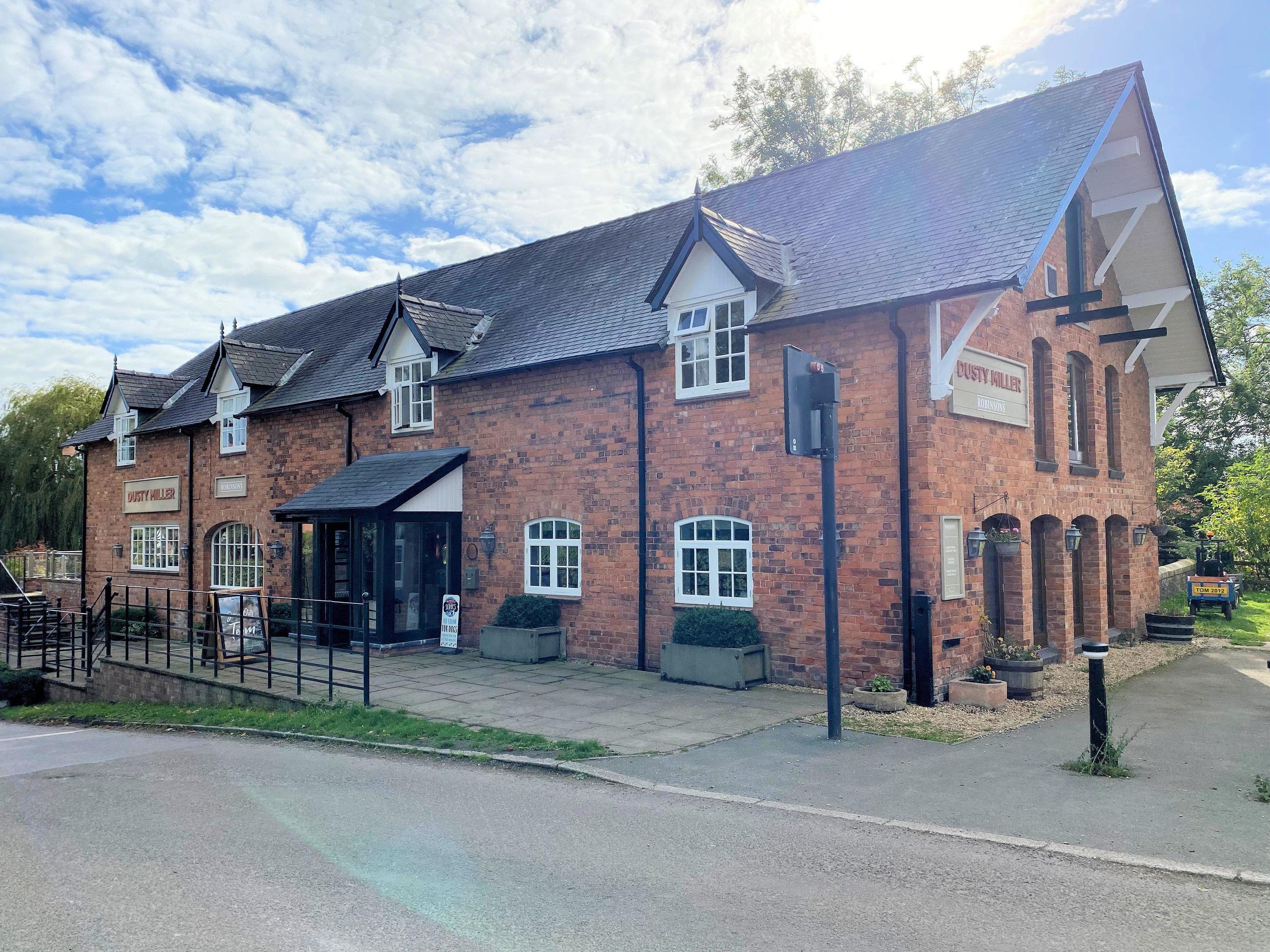 Tilston in the UK in September 2022. A view of a Pub in Cheshire