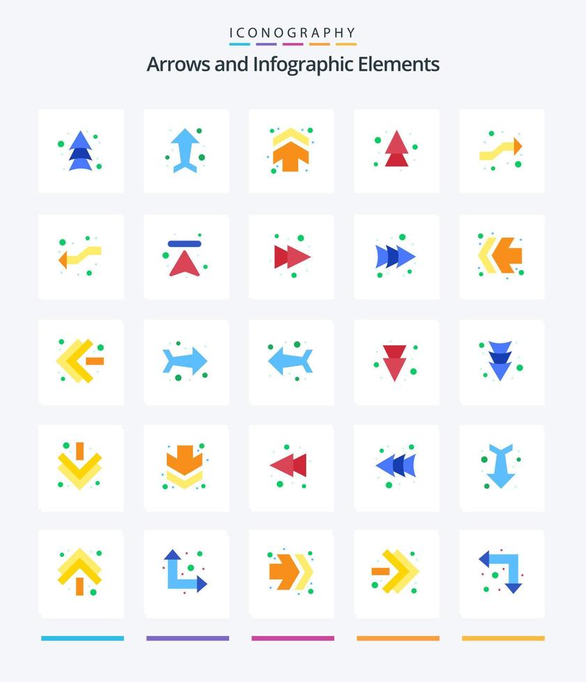 Creative Arrow 25 Flat icon pack  Such As forward. upload. arrows. up. arrow vector