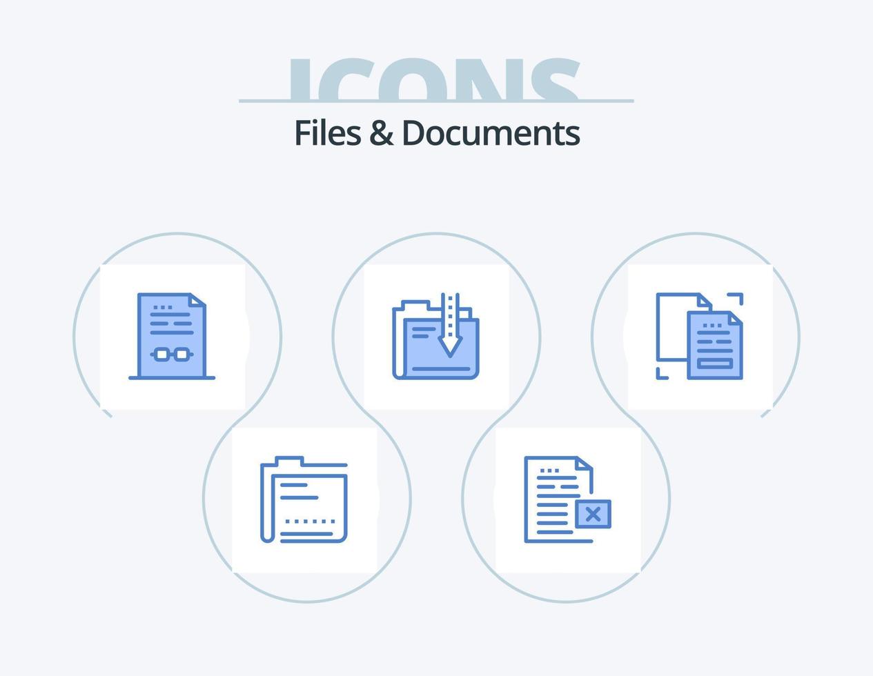 archivos y documentos blue icon pack 5 diseño de iconos. datos. archivo. archivo. documento. 19204606 Vector en Vecteezy