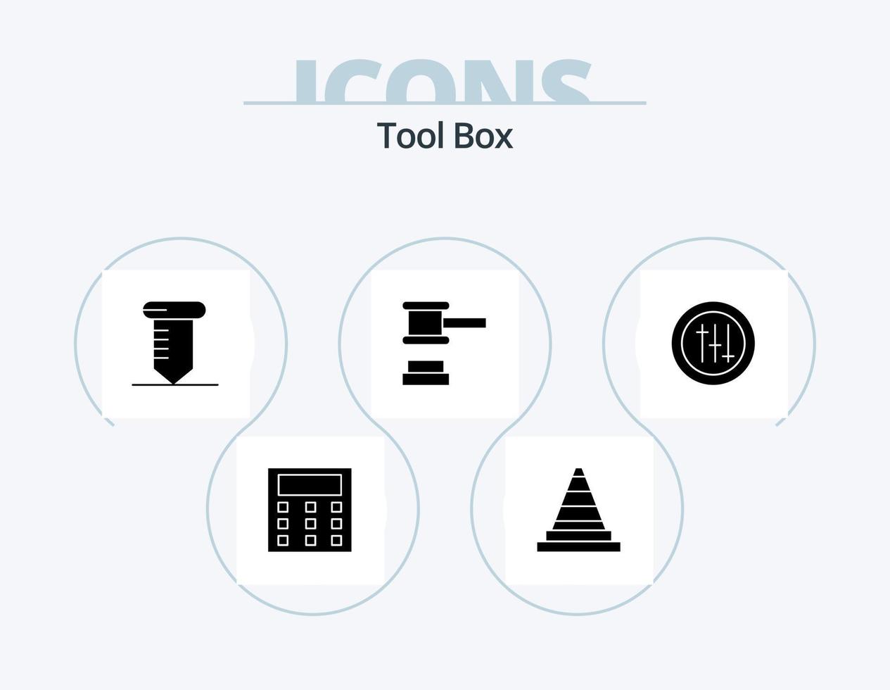 Tools Glyph Icon Pack 5 Icon Design. . preferences. screw. options. justice vector