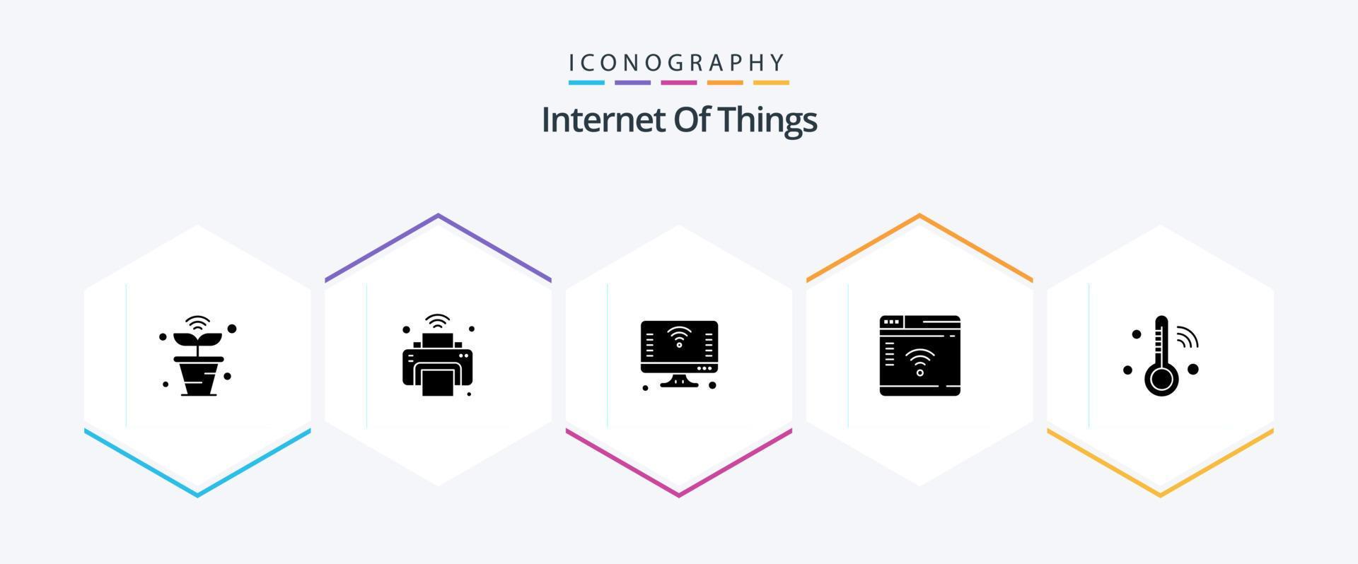 Internet Of Things 25 Glyph Icon Pack Including Router Internet Iot internet-of-things-25-glyph-icon-pack-including-router-internet-iot