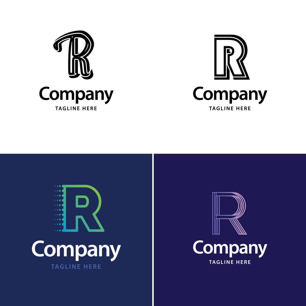 Letter R Big Logo Pack Design Creative Modern logos design for your ...