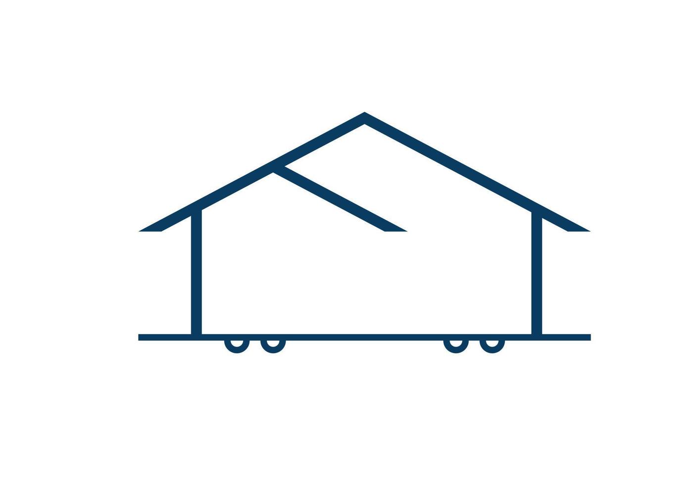 Home outline logo vector