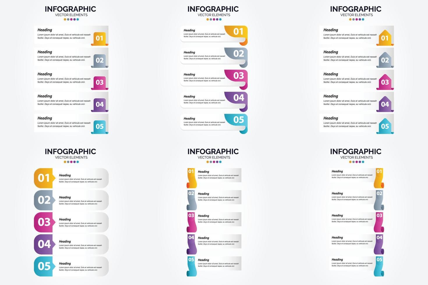 Flat design vector infographics perfect for advertising brochures. flyers. and magazines.