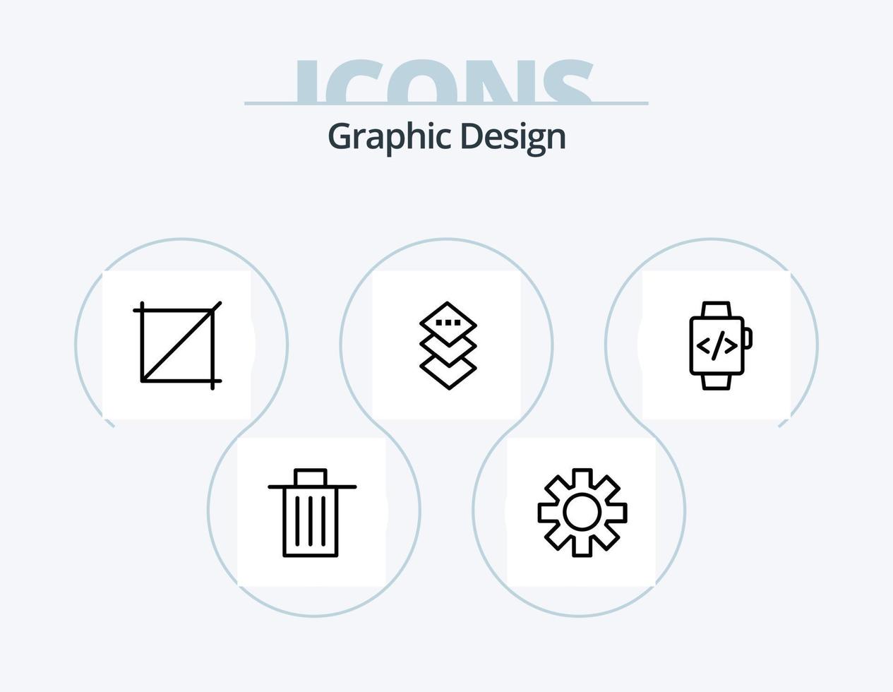 Design Line Icon Pack 5 Icon Design. . anchor. leading vector