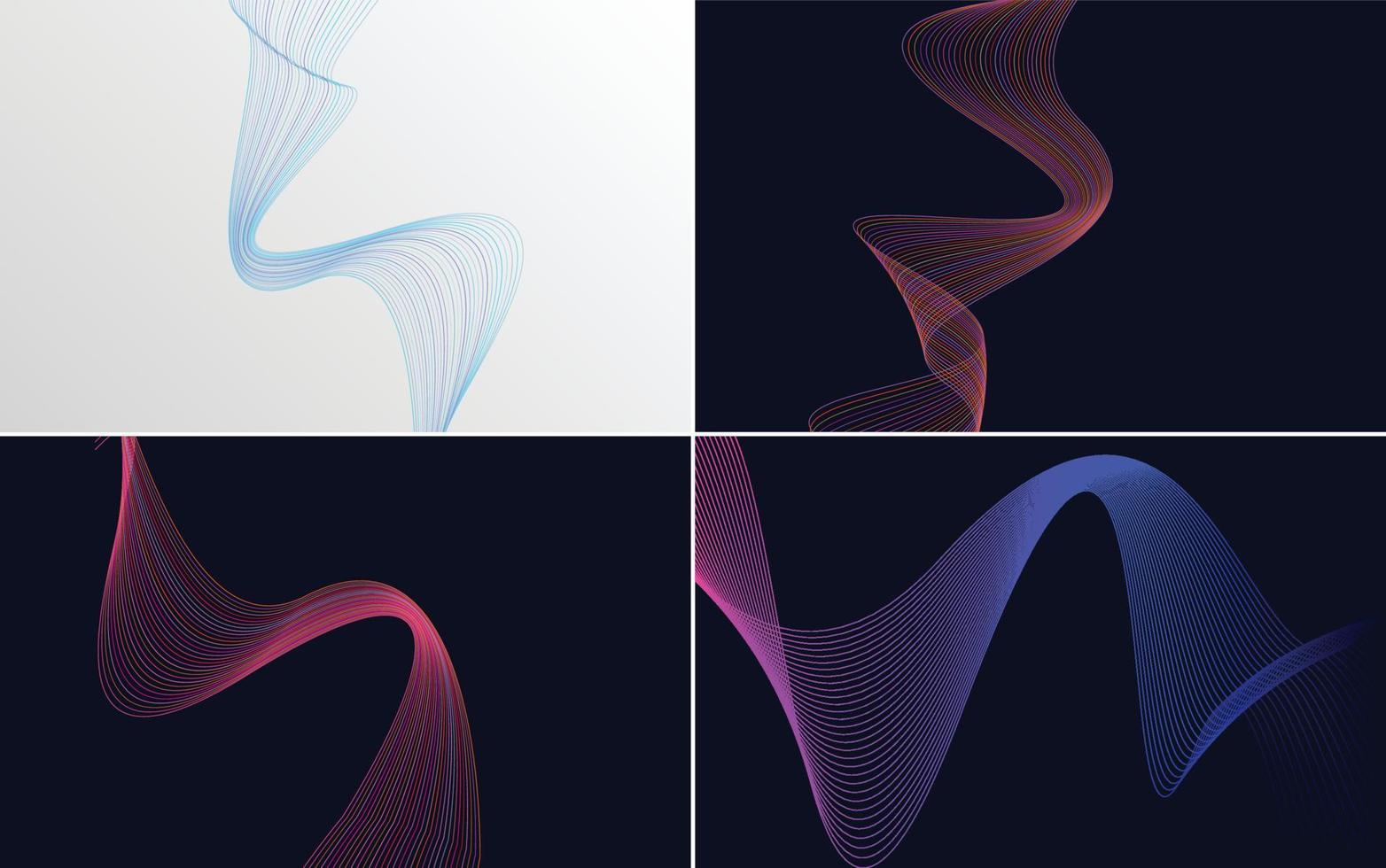 Use this pack of vector backgrounds to add a touch of elegance to your designs