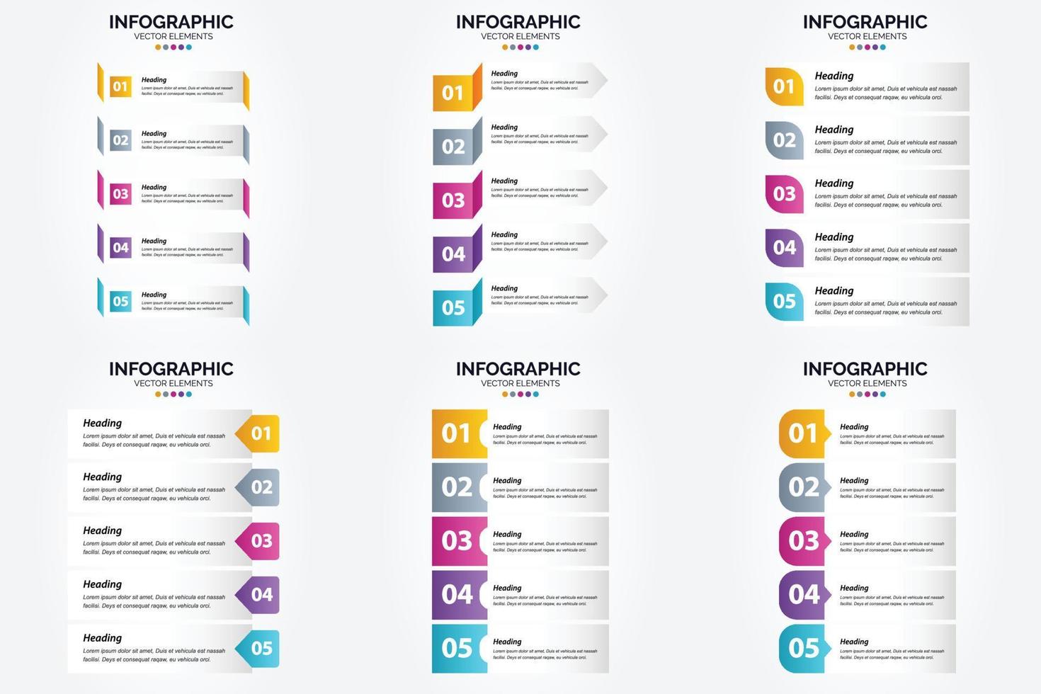 Flat design vector infographics perfect for advertising brochures. flyers. and magazines.