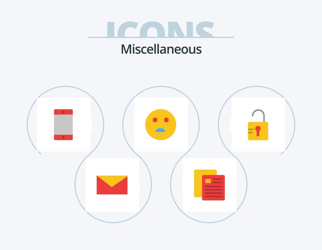 Miscellaneous Flat Icon Pack 5 Icon Design. . school. cell. study. school vector