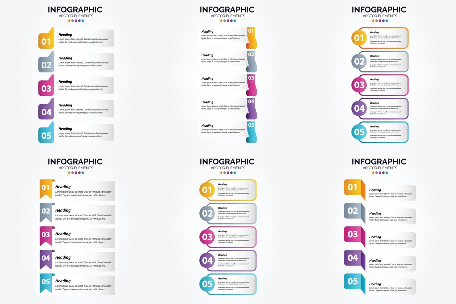 use este conjunto de infografías de ilustración vectorial para hacer su publicidad en folletos. volantes y revistas se destacan. vector