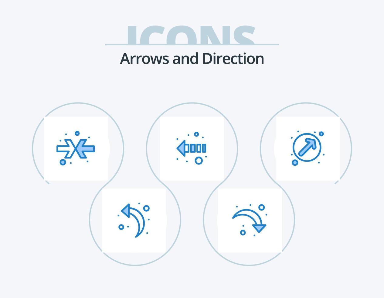 Arrow Blue Icon Pack 5 Icon Design. . pointer. arrows. direction. left vector