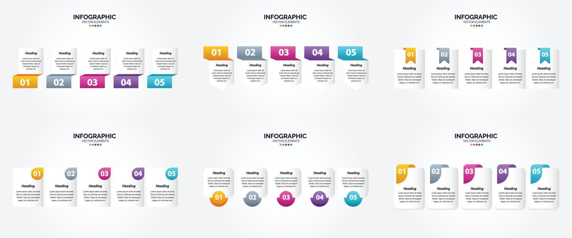 Use these vector illustrations to create beautiful infographics for advertising. brochures. flyers. and magazines.