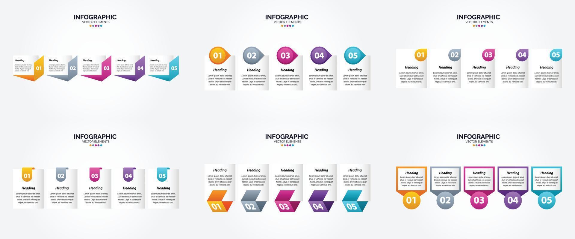 estas infografías de ilustraciones vectoriales son perfectas para anunciarse en un folleto. volantes. o revista. vector