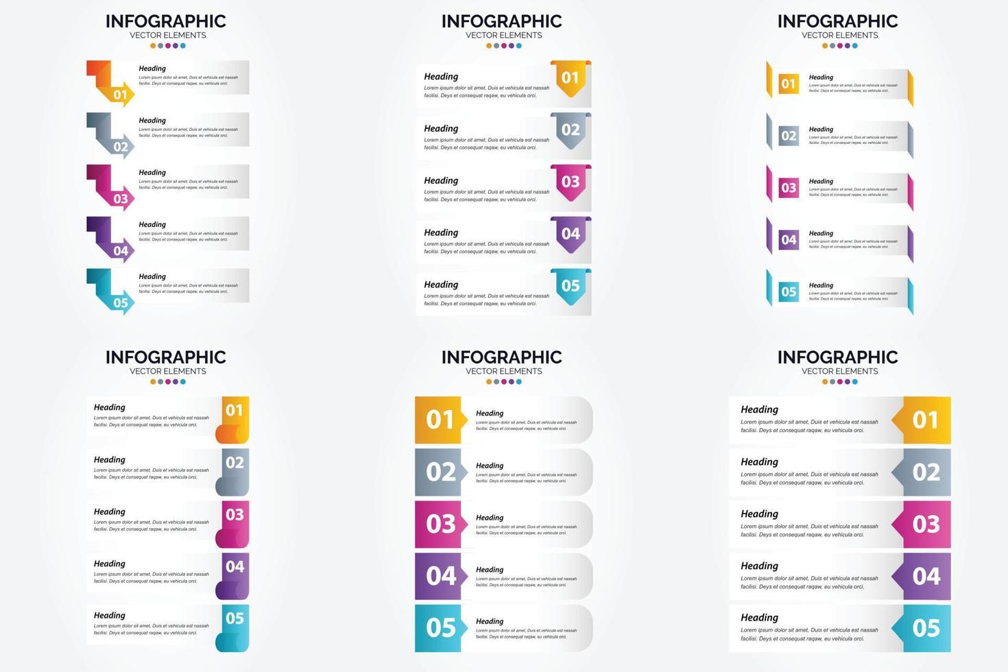 Vector illustration infographics set in flat design for advertising in brochures. flyers. and magazines.