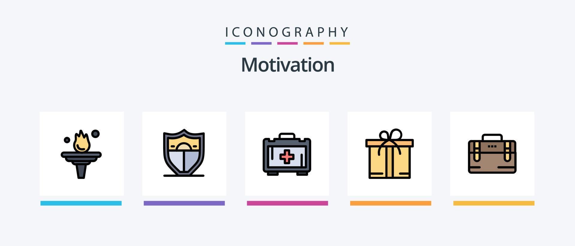 Motivation Line Filled 5 Icon Pack Including chinese. spa. education. flower. staircase. Creative Icons Design vector