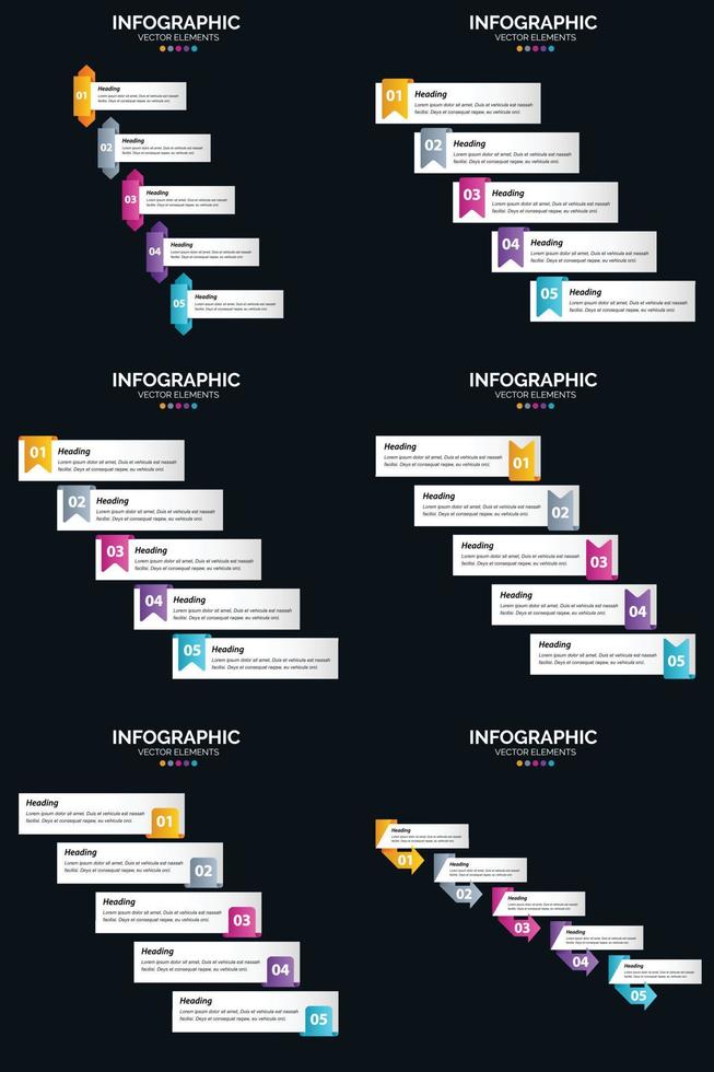 Add professional flair to your business presentation with vector infographics